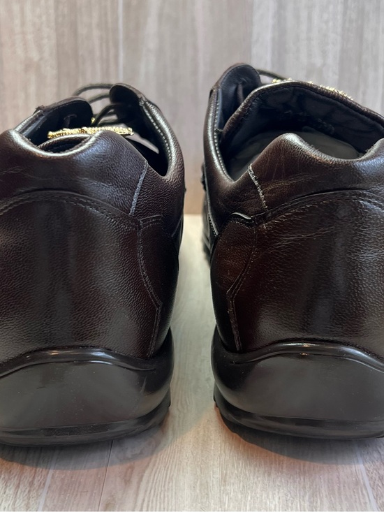 Belvedere Vasco Hornback Crocodile Leather Shoes – Tabac Brown – Size 12 main image 9